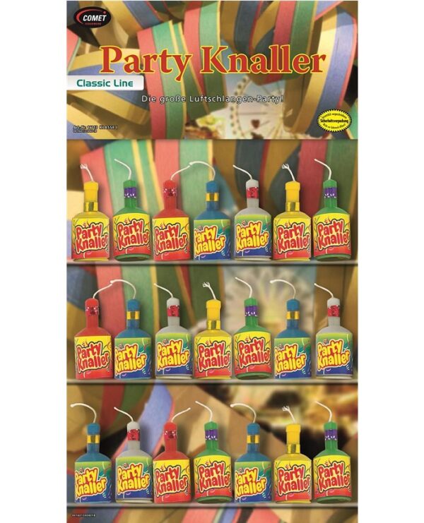 Party Knaller 21 Stück Partypopper Mini-Flaschen - 1.JPG